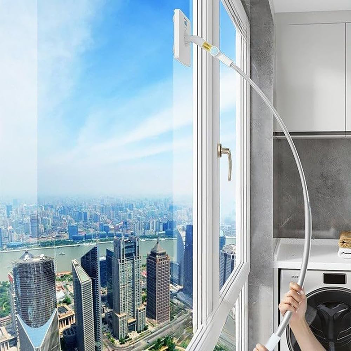 Window Wonder, Enjugador de Ventanas 2 en 1 con Varilla Telescópica