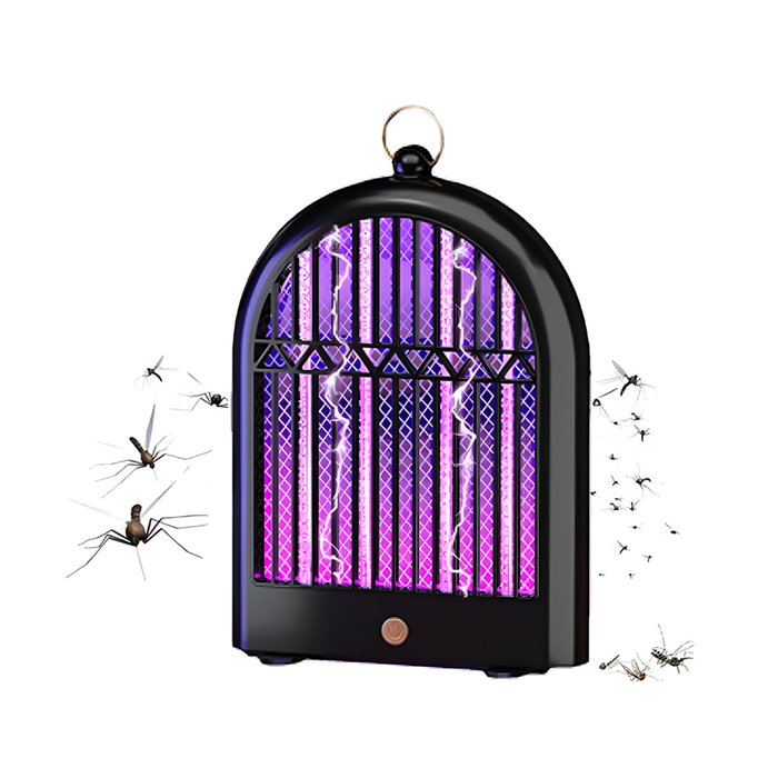 Lampada Elettrica LED Antizanzare con Gancio