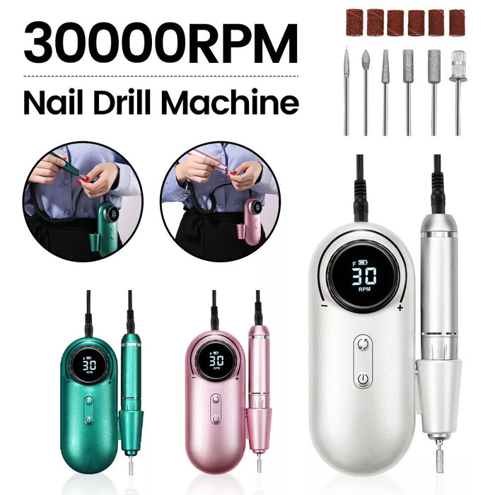 Taladro de uñas profesional Design Pro Drill 30000 RPM