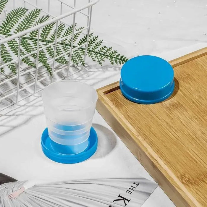 Vaso de silicona plegable