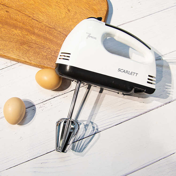 Batidora de Cocina Eléctrica Scarlett con Batidor de Acero Inoxidable