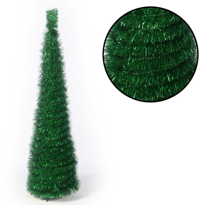 Árbol de Navidad de PVC artificial delgado