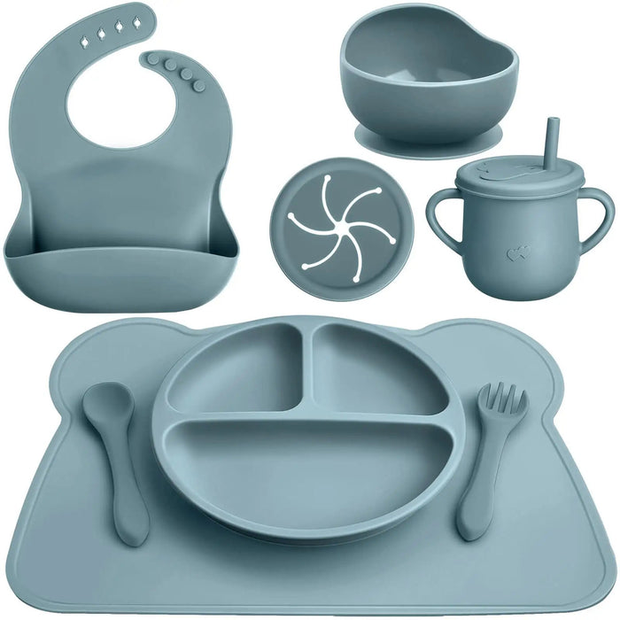 Set de silicona para alimentación infantil