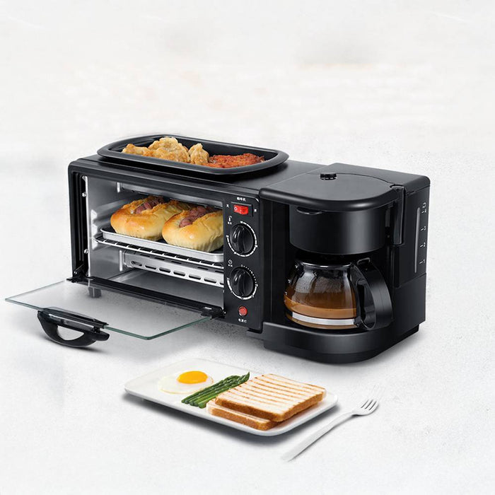 Mini Chef 3 en 1, Set de desayuno multifunción para pan, tostadas y café