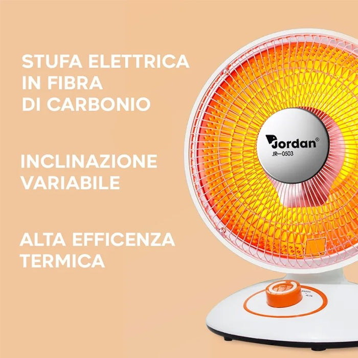 Calefactor eléctrico parabólico Ø30cm 600W