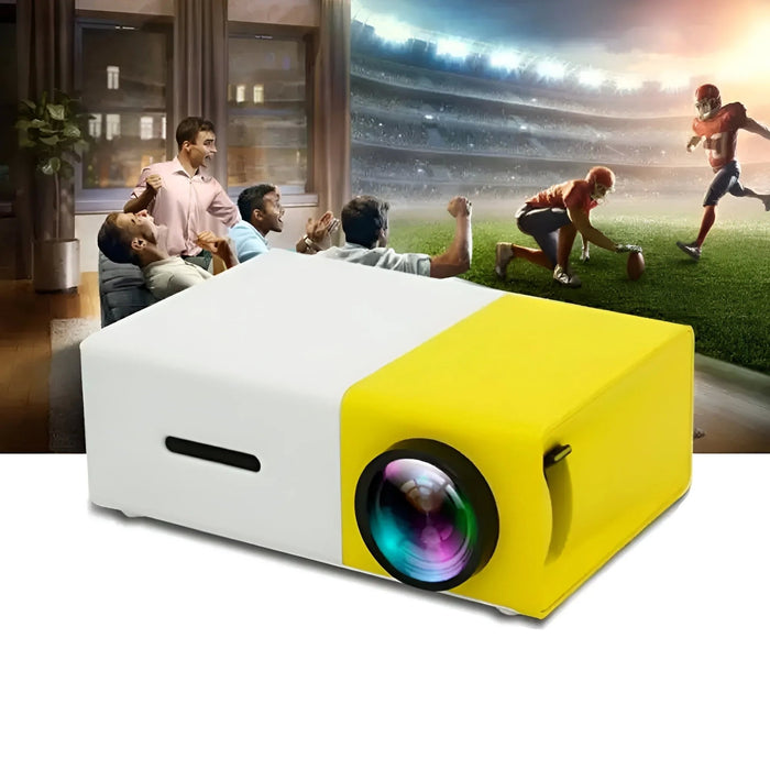 1080P Ultra HD Mini proyector Led con mando a distancia