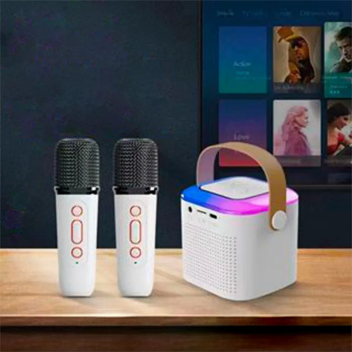 Altavoz y micrófono Bluetooth para karaoke