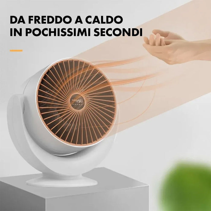 Calefactor eléctrico portátil - Mini ventilador de aire caliente