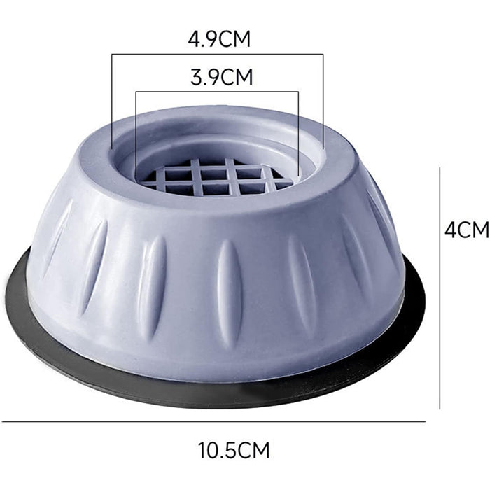 Juego de 4 patas estabilizadoras antivibración para lavadora