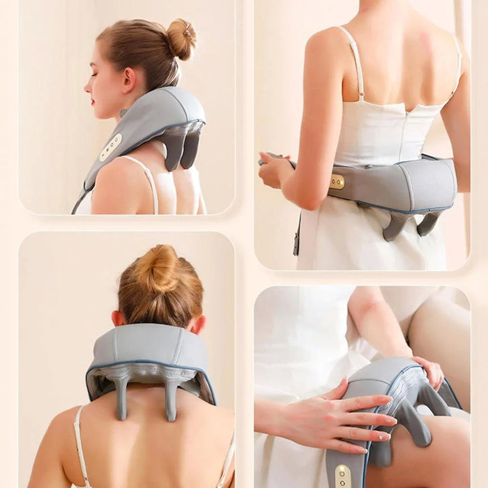 Shiatsu, masajeador inalámbrico para cuello y hombros