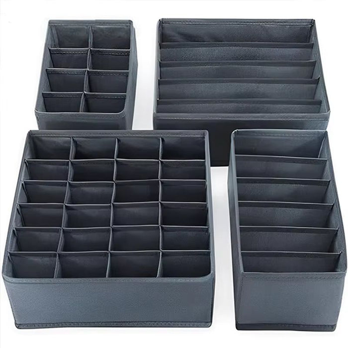 Caja organizadora para calcetines y ropa interior, caja que ahorra espacio para ropa interior y accesorios