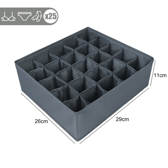 Caja organizadora para calcetines y ropa interior, caja que ahorra espacio para ropa interior y accesorios