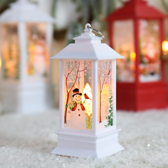 Mini linterna LED con motivo navideño