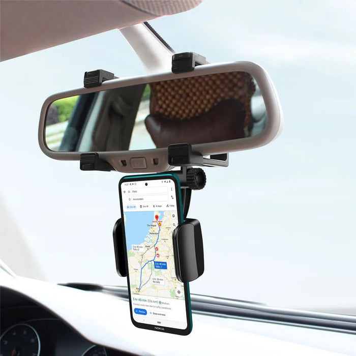 RetroStand, Soporte Universal Para Smartphone En El Espejo Del Coche