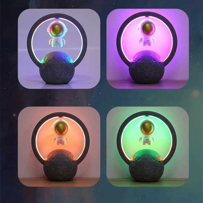 Altavoz Bluetooth Astronauta con LED RGB y colgante magnético