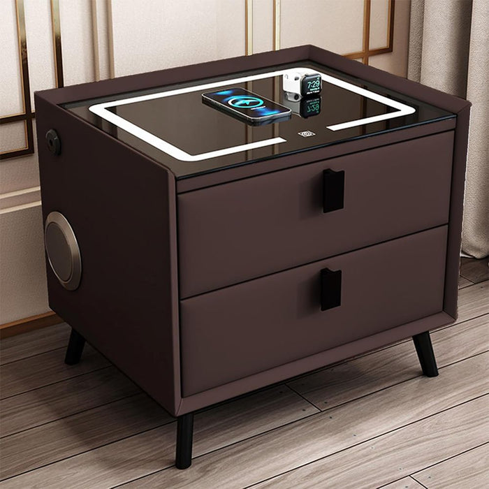 Elysia Smart Nightstand, Smart Nightstand Negro