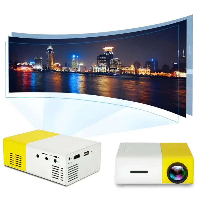 1080P Ultra HD Mini proyector Led con mando a distancia