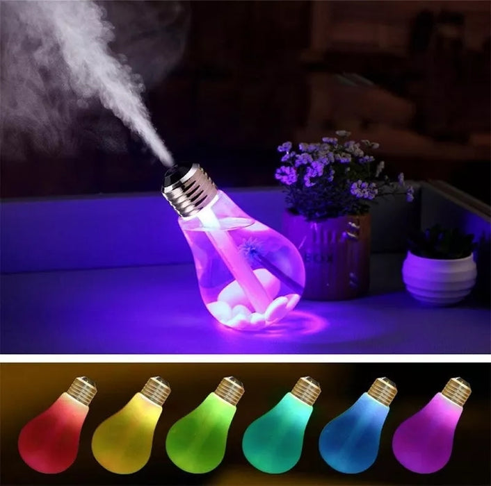 Terapia de luz, difusor de aromas LED en forma de bombilla