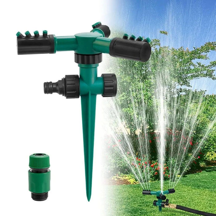 Aspersor automático de jardín giratorio 360 grados