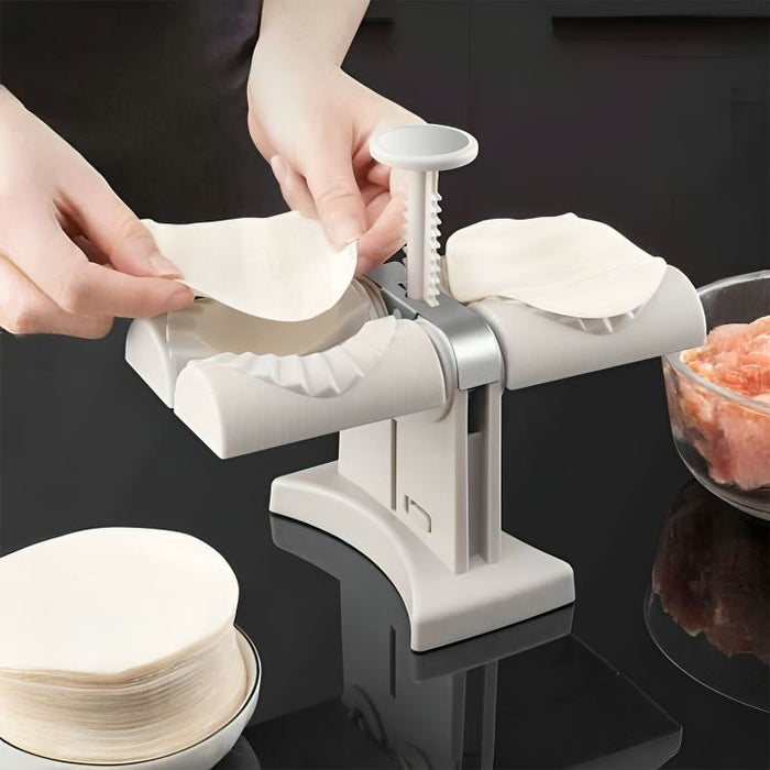 Molde automático doble para raviolis de plástico