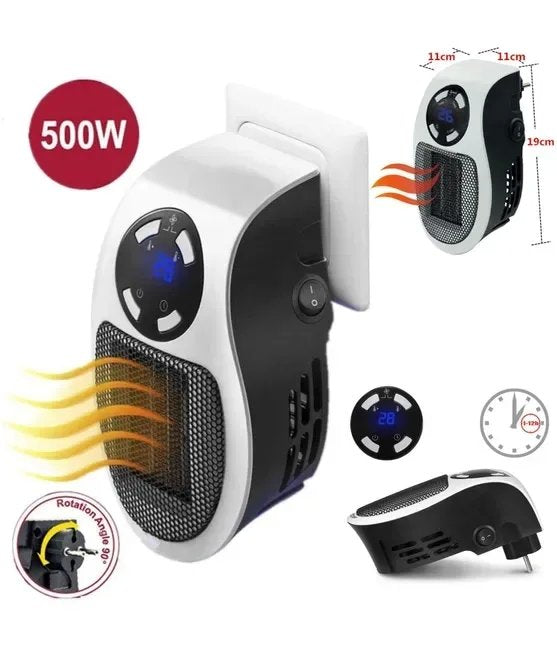 Warmy, Mini calefactor eléctrico 500W