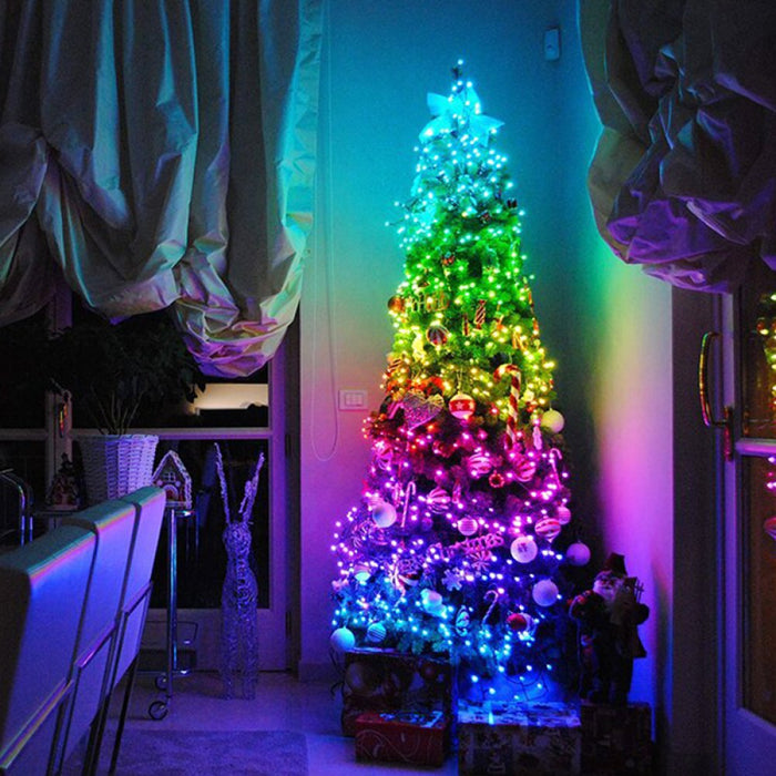 Color Navidad Bluetooth RGB Luces de Navidad 10m con App