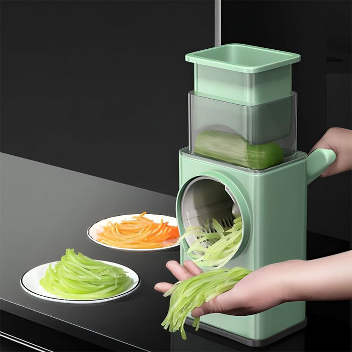 RalladorPro Roller, Rallador Manual Multifuncional de Verduras y Patatas