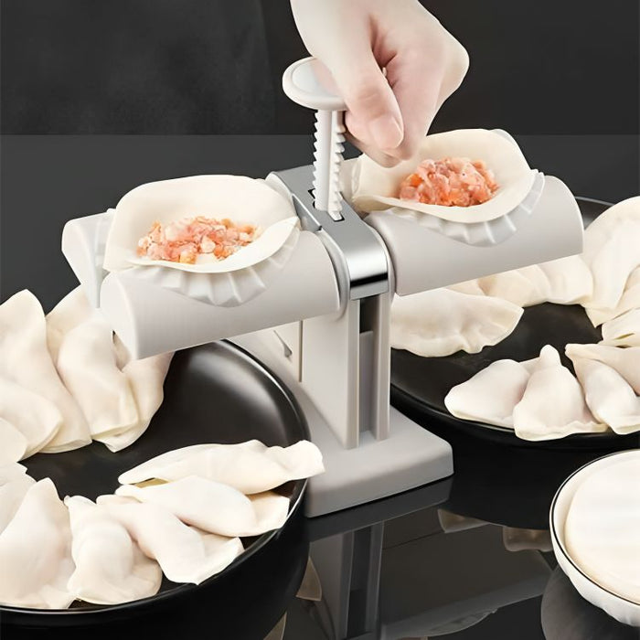 Molde automático doble para raviolis de plástico