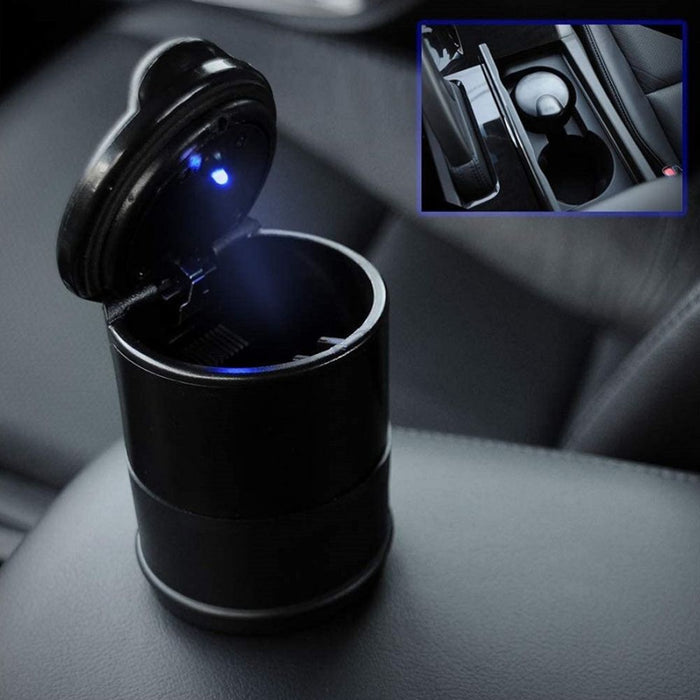 Cenicero universal para coche con LED