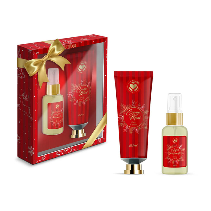 Set de regalo SetaBlu, Crema de manos 60 ml, Spray perfumado 50 ml