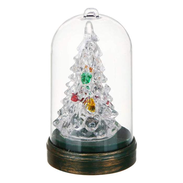 Mini campana de Navidad con luces LED