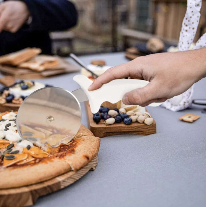 Rueda de acero para cortar pizza