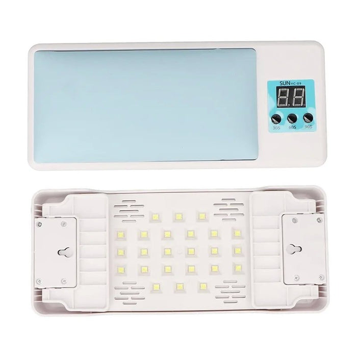 Lámpara Glam Nail Pro 120W, Lámpara UV LED de alta eficiencia con almohadilla y diseño plegable