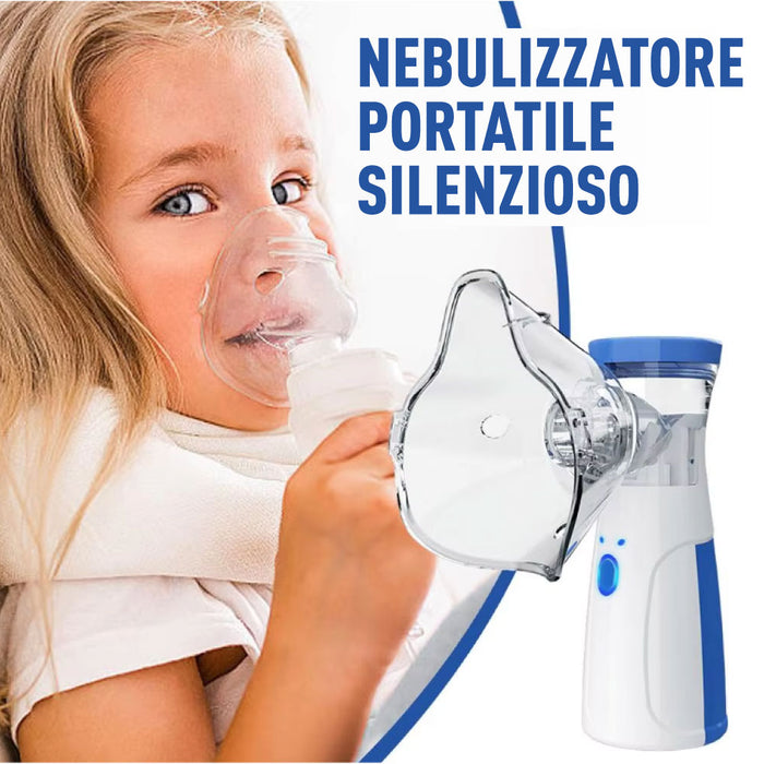 Nebulizador de aerosol portátil inalámbrico para niños y adultos