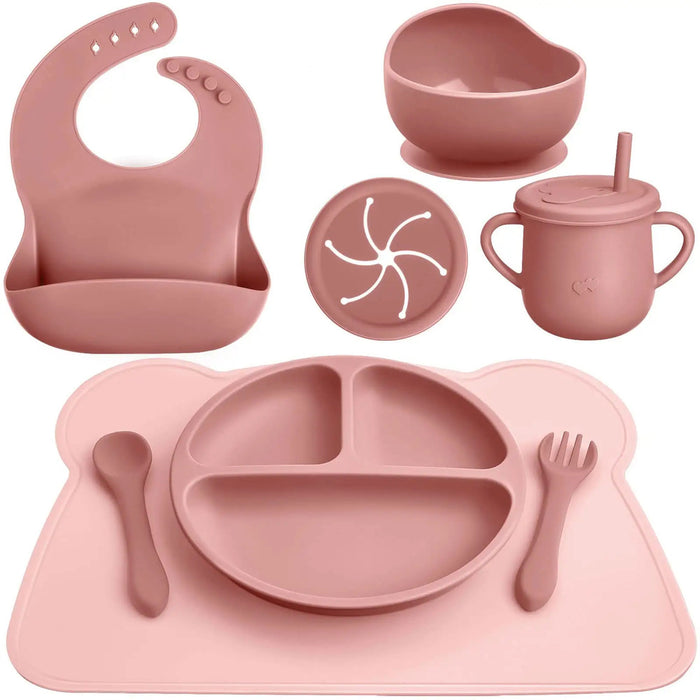 Set de silicona para alimentación infantil