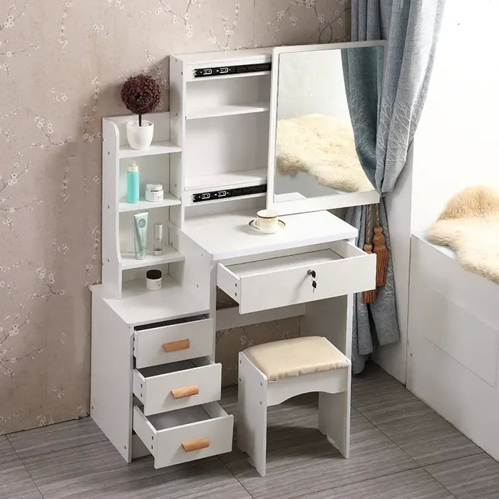 Tocador de Lujo Glam Dresser y 4 Cajones