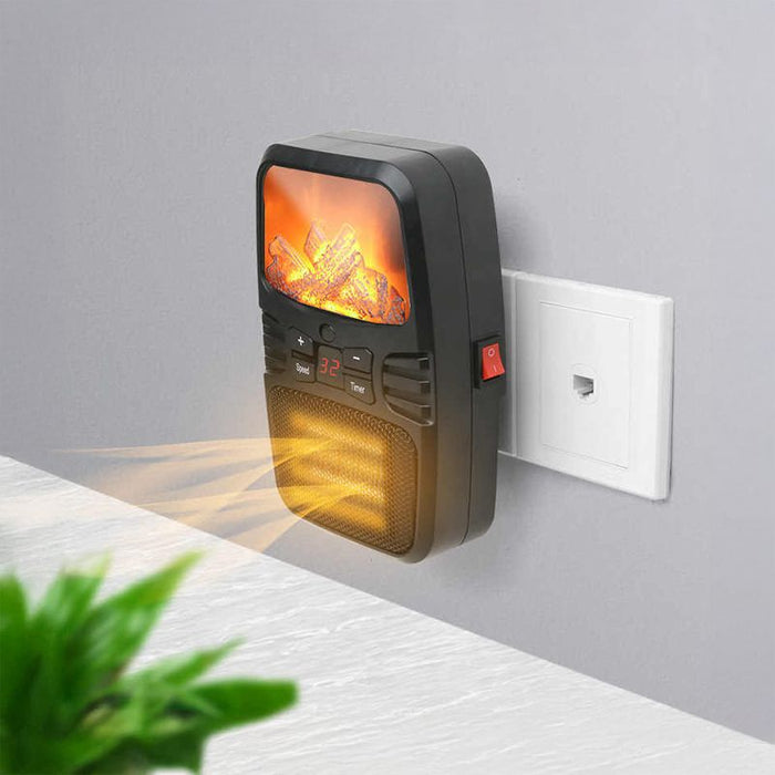 Calefactor eléctrico de pared 500W, PTC cerámico para invierno