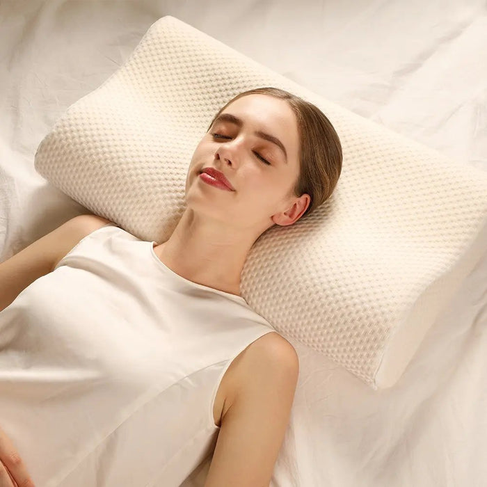 Almohada cervical ergonómica de espuma con memoria