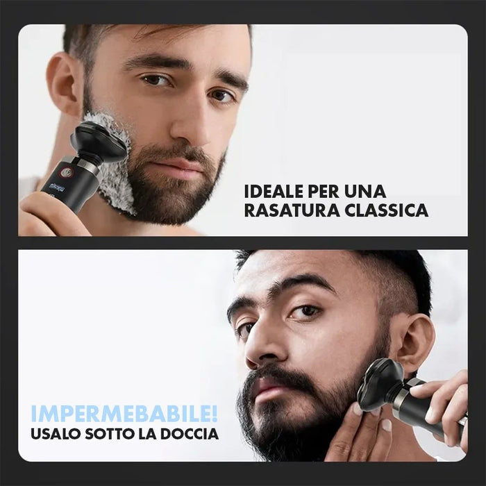 DSP 3D Electric Shaver - Afeitadora recargable y resistente al agua