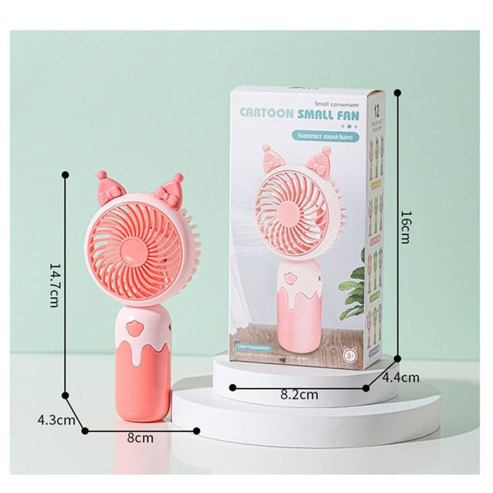 Mini ventilador de dibujos animados