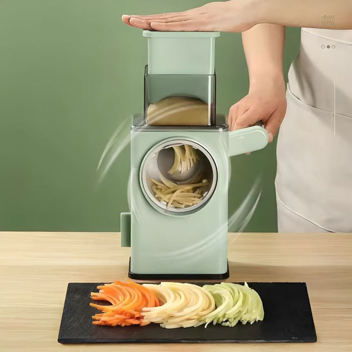 RalladorPro Roller, Rallador Manual Multifuncional de Verduras y Patatas