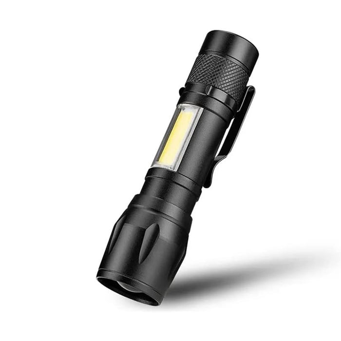 Torcia LED Compatta Impermeabile con Ricarica USB