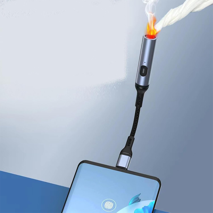 Accendino Antivento per Smartphone