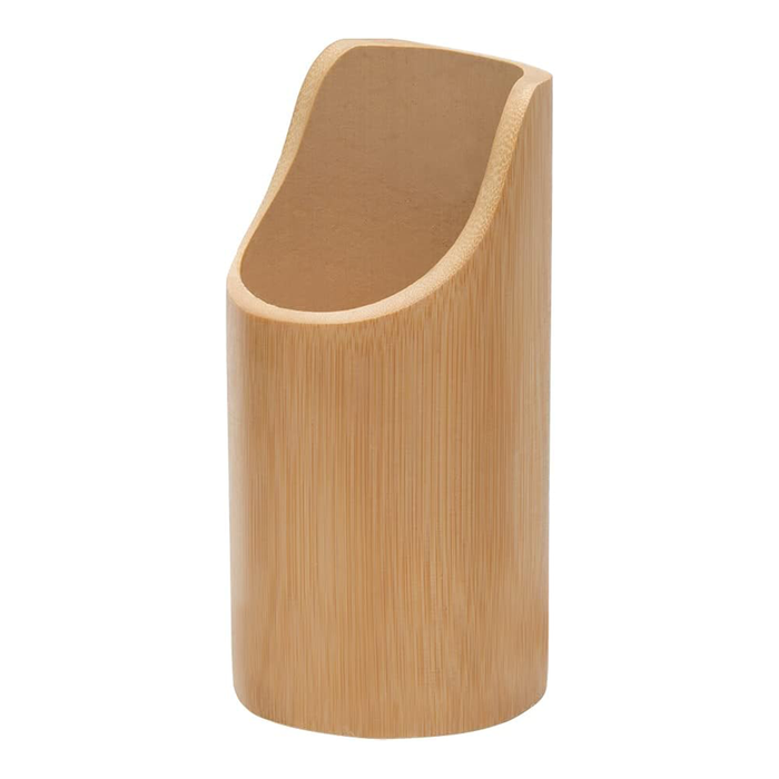 Utensili Cucina in Bambù Naturale con Supporto