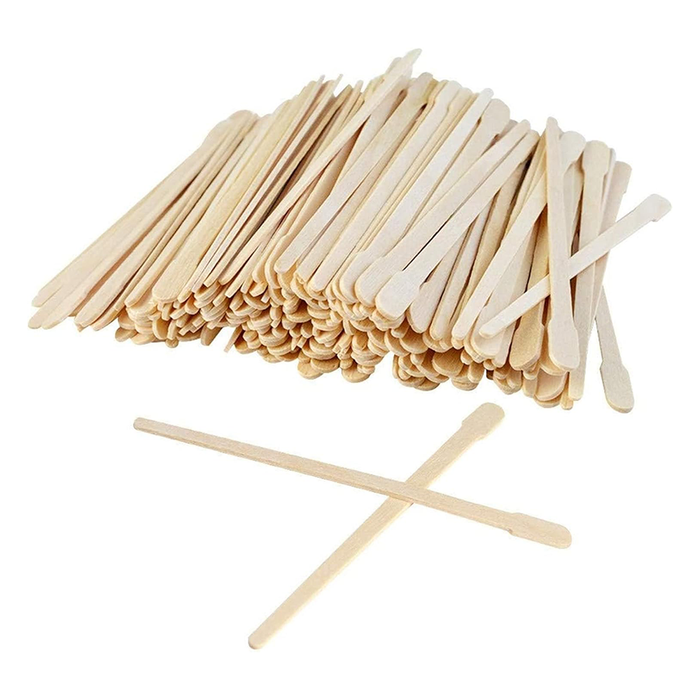 Bastoncini e Spatole in Legno per Ceretta