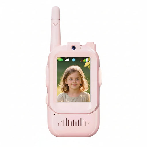 Dettaglio schermo a colori dei walkie talkie per bambini