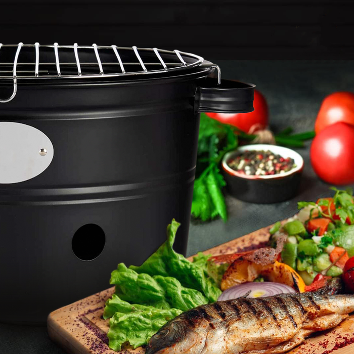 Barbecue a Carbonella Portatile con Griglia