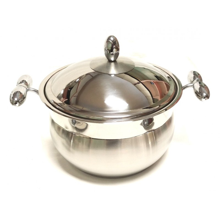 Batteria Pentole 18 Pezzi in Acciaio Inox con Fondo Termico