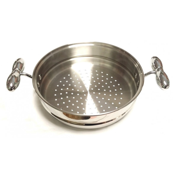Batteria Pentole 18 Pezzi in Acciaio Inox con Fondo Termico