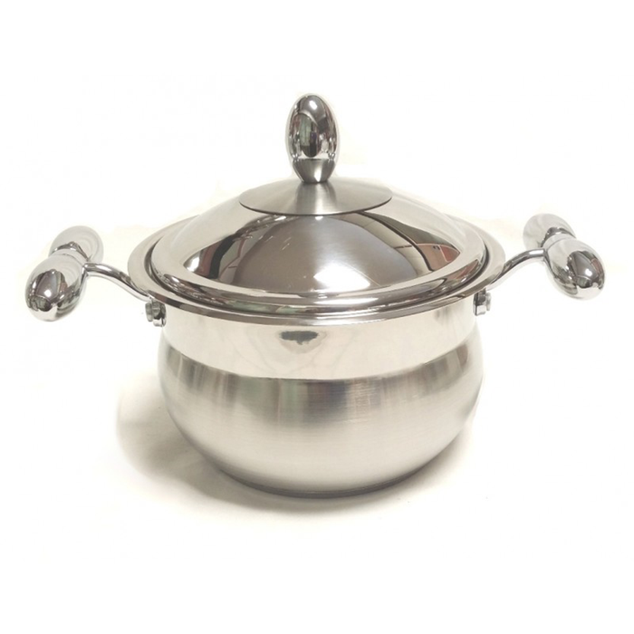Batteria Pentole 18 Pezzi in Acciaio Inox con Fondo Termico